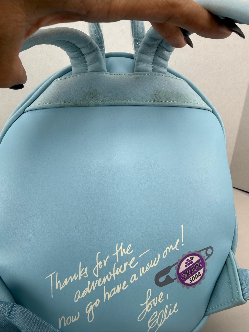 Loungefly Up Exclusive 15th Anniversary Carl & Ellie Cameo Mini Backpack - Picture 13 of 16